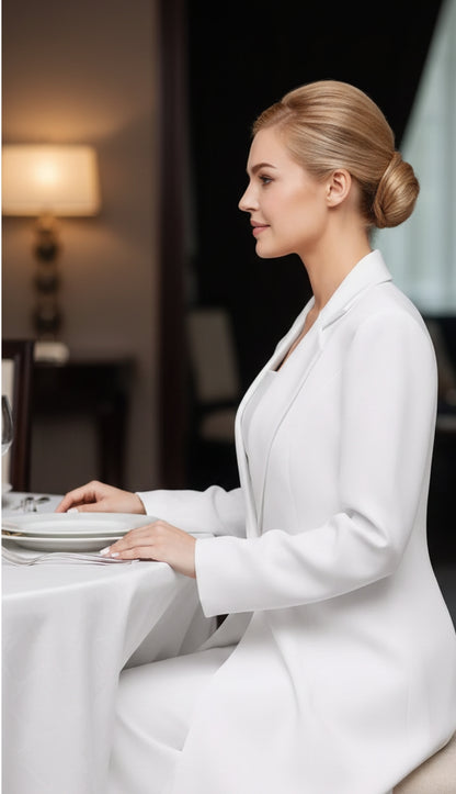 Nina Massini 2541-WHT Church Suit