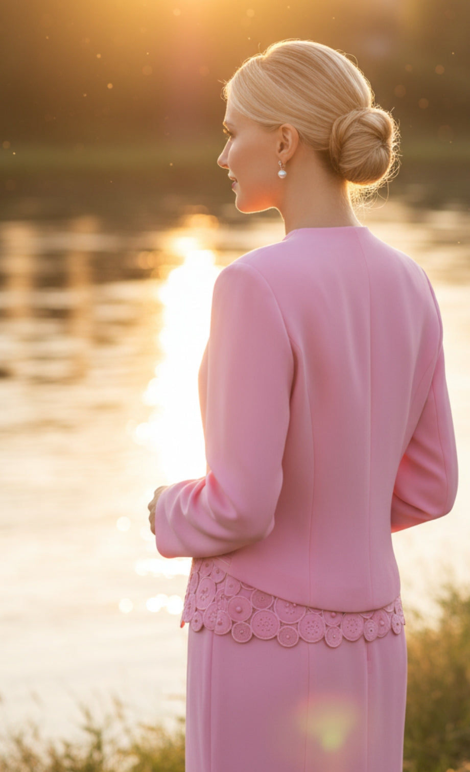 Nina Massini 2547-PNK Church Suit