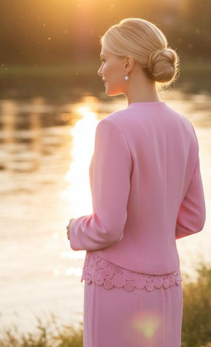 Nina Massini 2547-PNK Church Suit