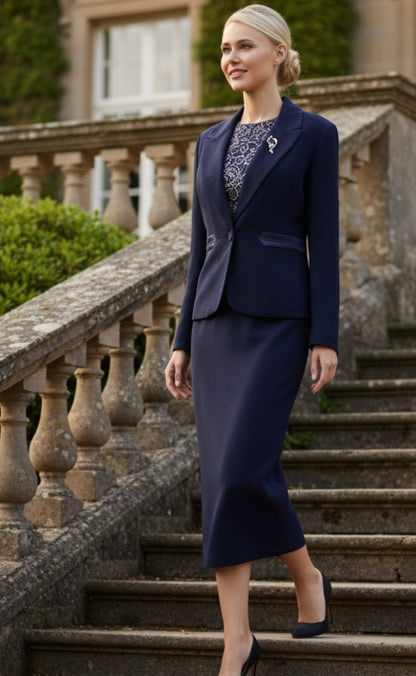 Nina Massini 2557-NVY Church Suit