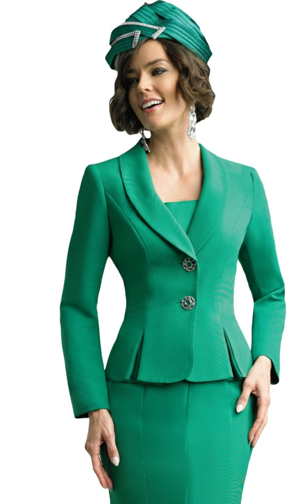Lily &amp; Taylor 2834-EMR Church Suit