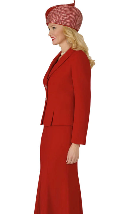 Lily And Taylor 2834-RED-QS Womens Suit