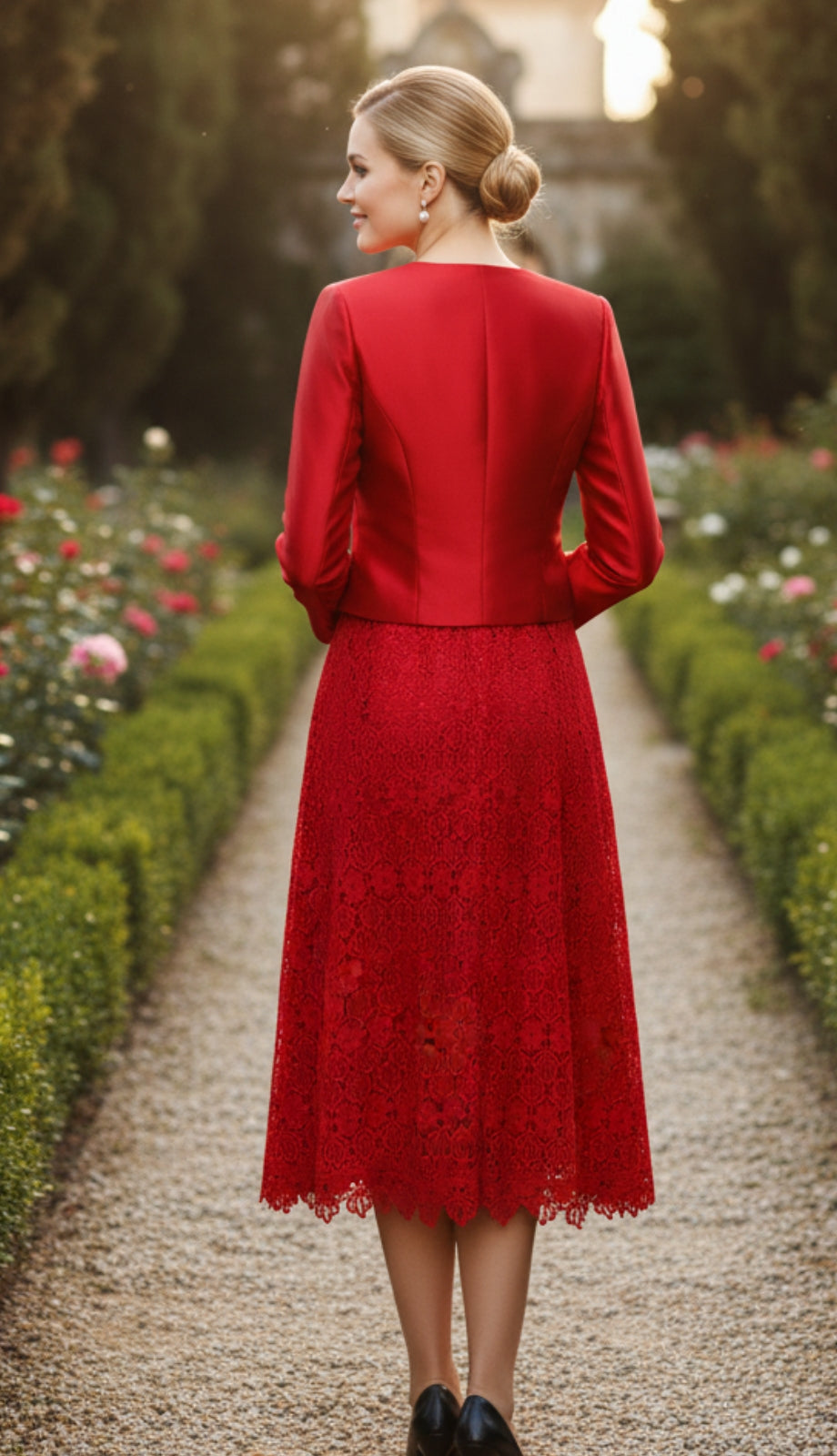 Nina Nischelle 2883-RED Church Dress