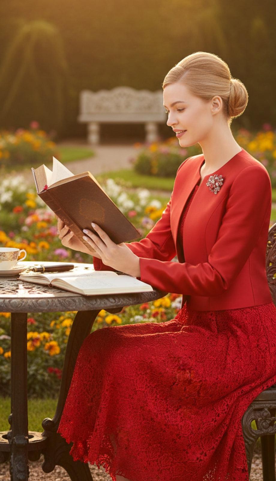 Nina Nischelle 2883-RED Church Dress