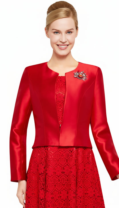 Nina Nischelle 2883-RED Church Dress