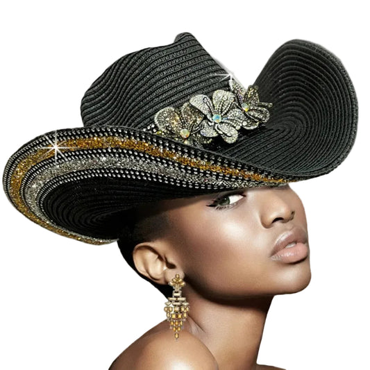 Hat SC2939-BLK Acapulco
