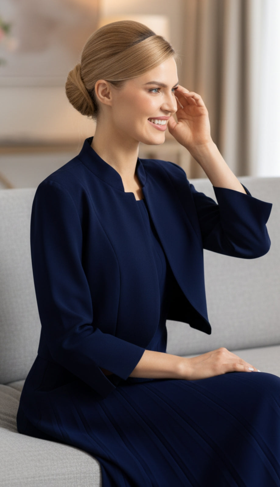 Nina Nischelle 2948-NVY Church Dress