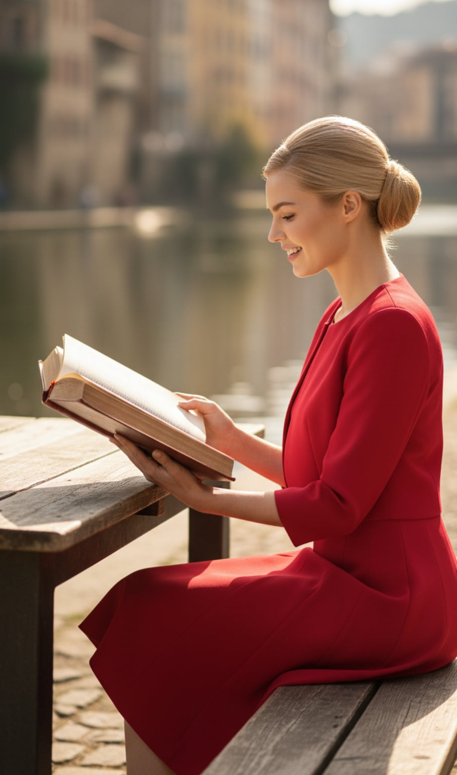 Nina 2948-RED-CO Womens Dress