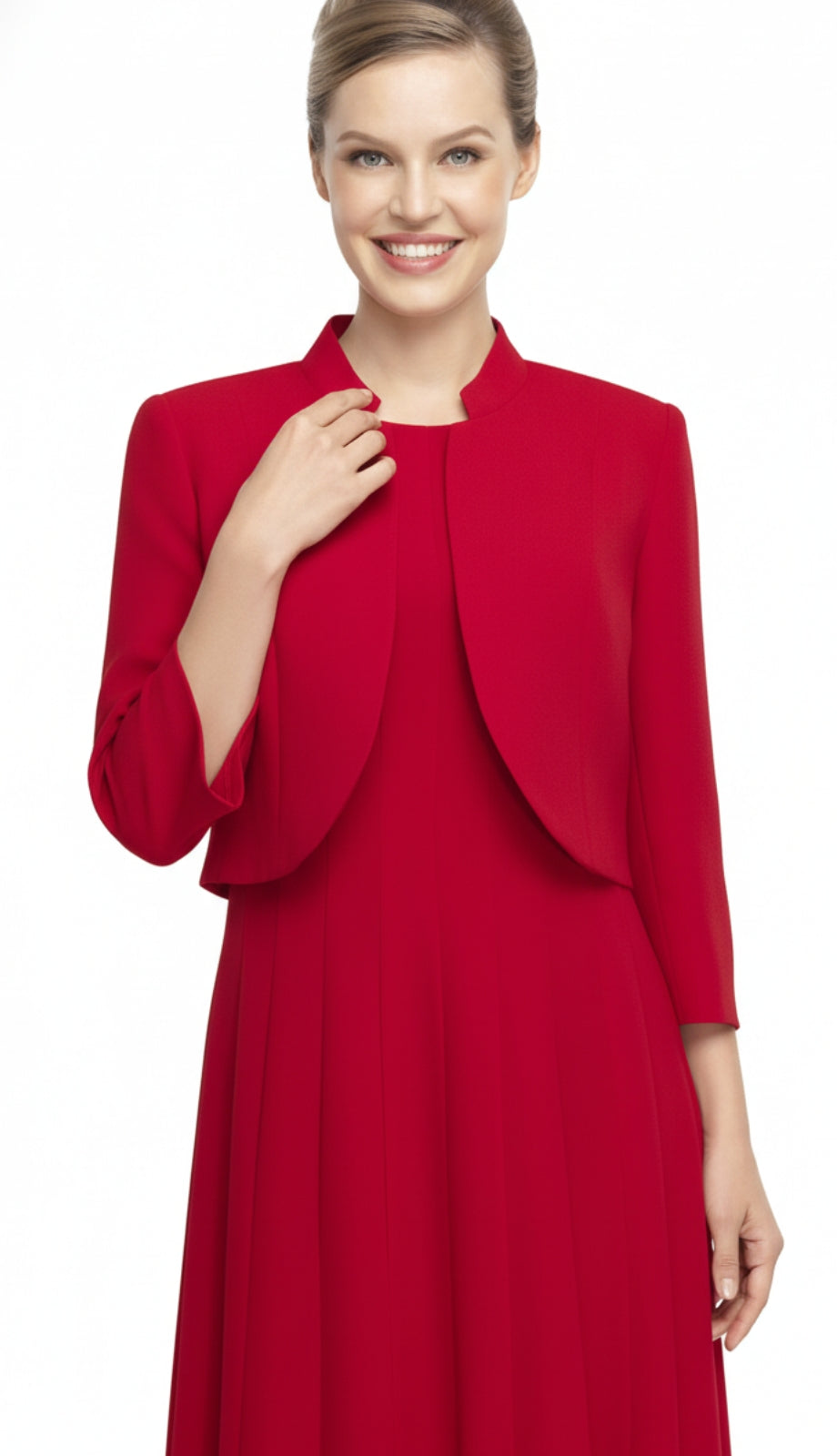 Nina 2948-RED-CO Womens Dress