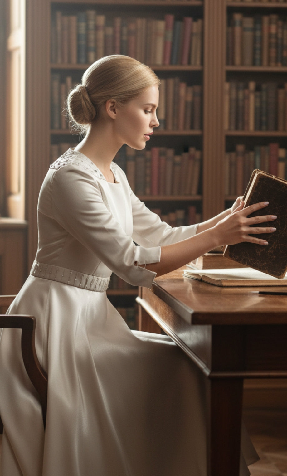 Nina Nischelle 2956-WHT-QS Church Dress