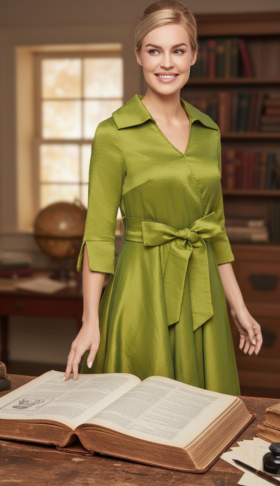 Nina Nischelle 2980-LIME Church Dress