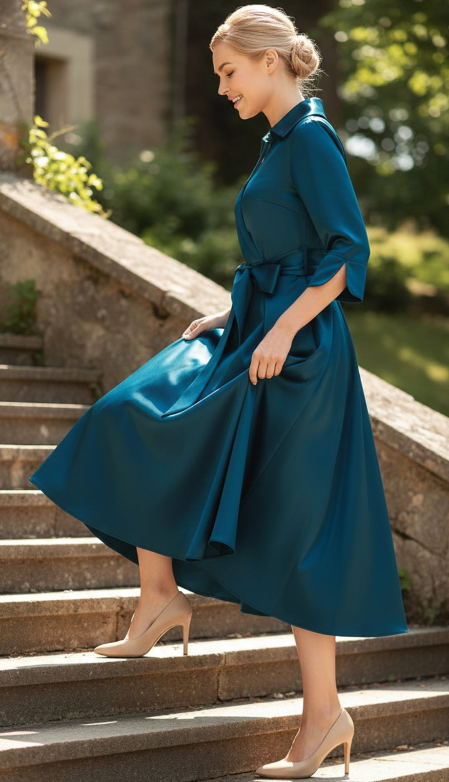 Nina Nischelle 2980S-TBLU Church Dress