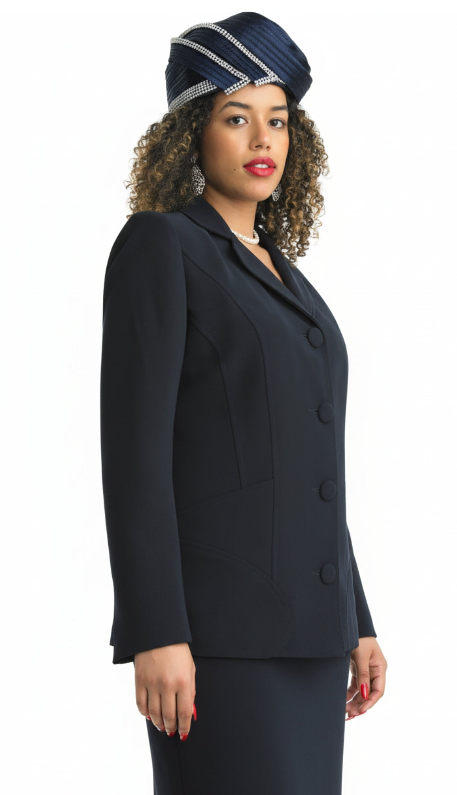 Lily And Taylor 3049-NVY Church Suit