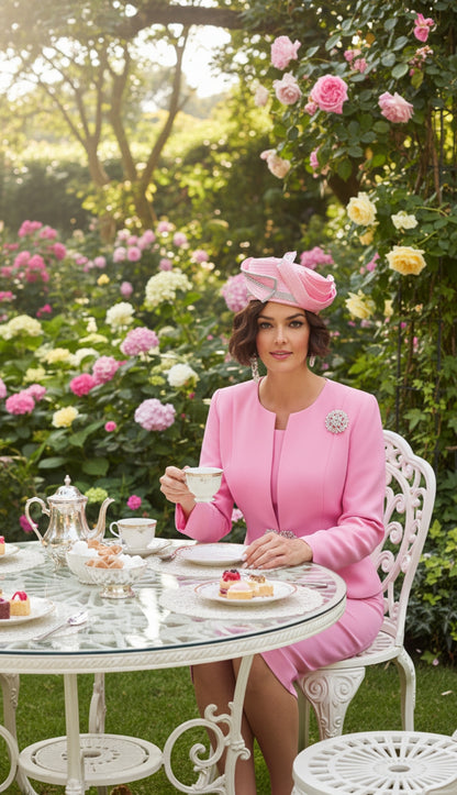 Lily And Taylor 3052-PNK Church Suit