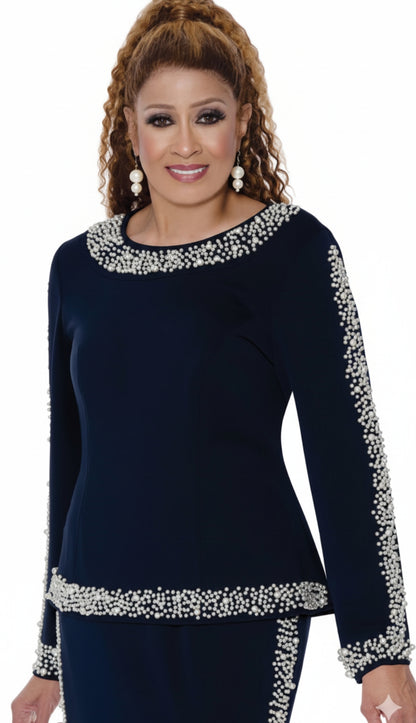 Dorinda Clark Cole 309612-NVY Church Dress