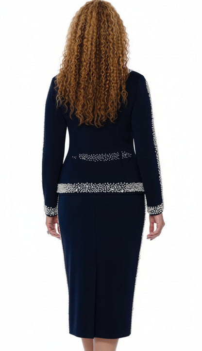 Dorinda Clark Cole 309612-NVY Church Dress