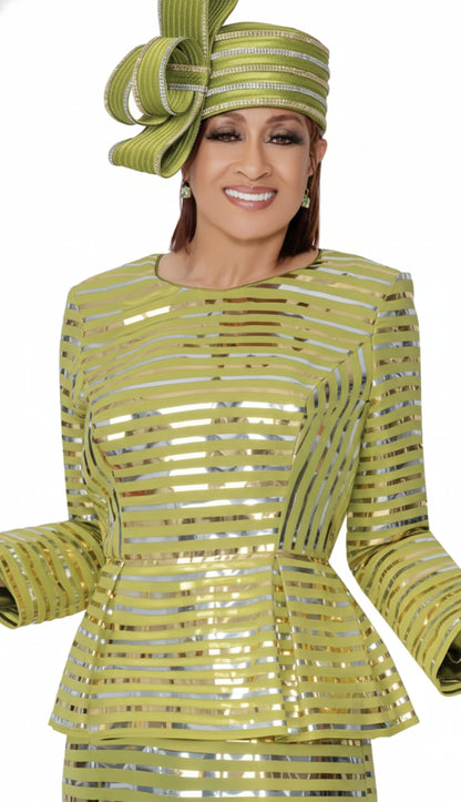 Dorinda Clark Cole 309821-GRN-QS Church Suit