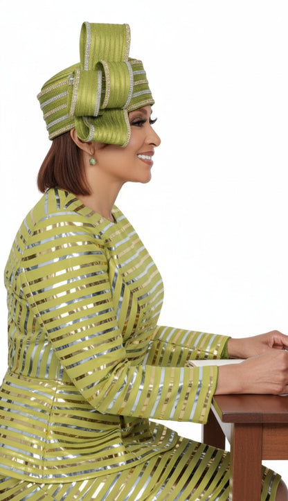 Dorinda Clark Cole 309821-GRN-QS Church Suit