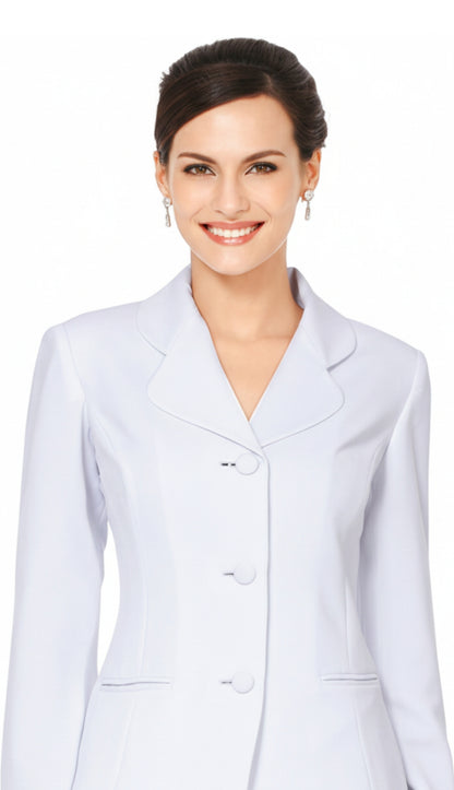 Nina Massini 3288-WHT Church Suit