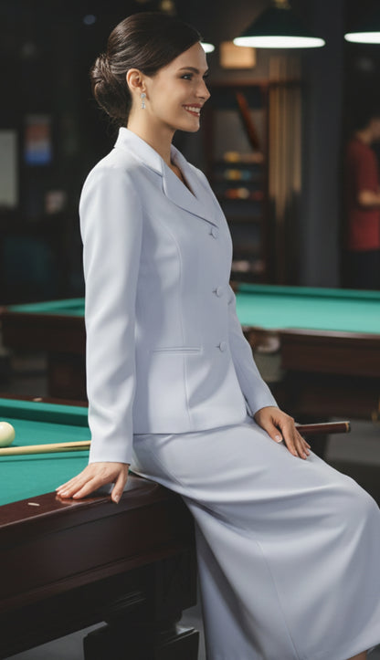 Nina Massini 3288-WHT Church Suit