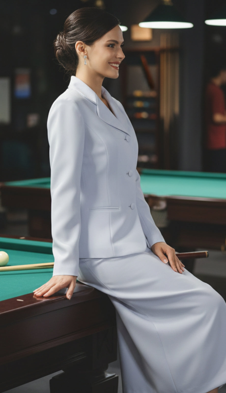 Nina Massini 3288-WHT-CO Church Suit