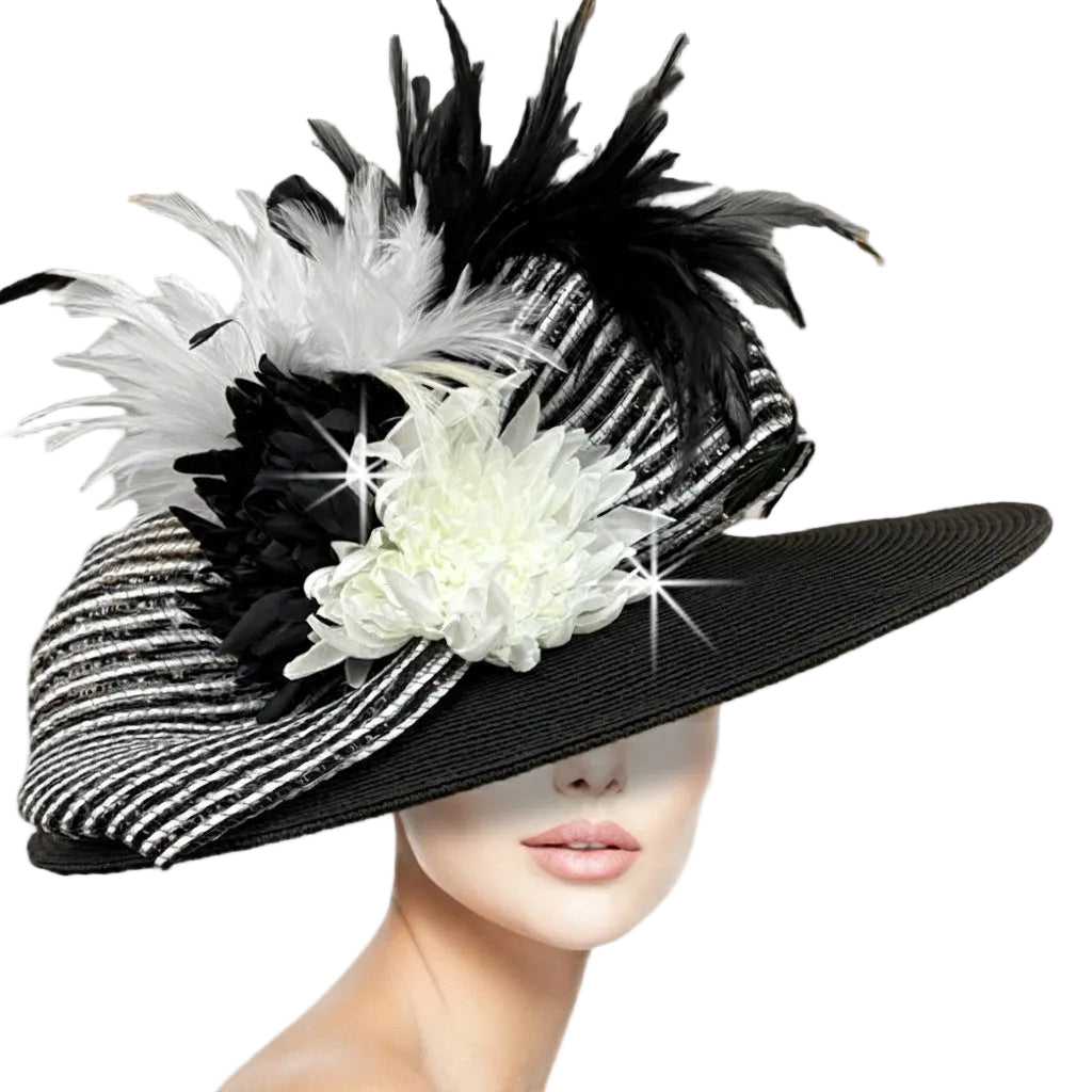Church Hat 3358 MONET-BW