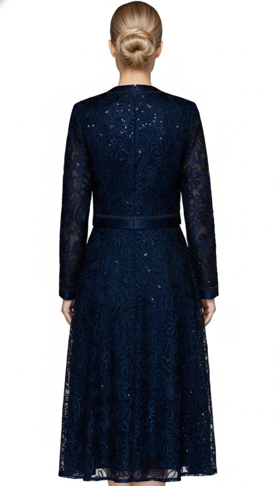 Nina Nischelle 3637-NVY Jacket Dress