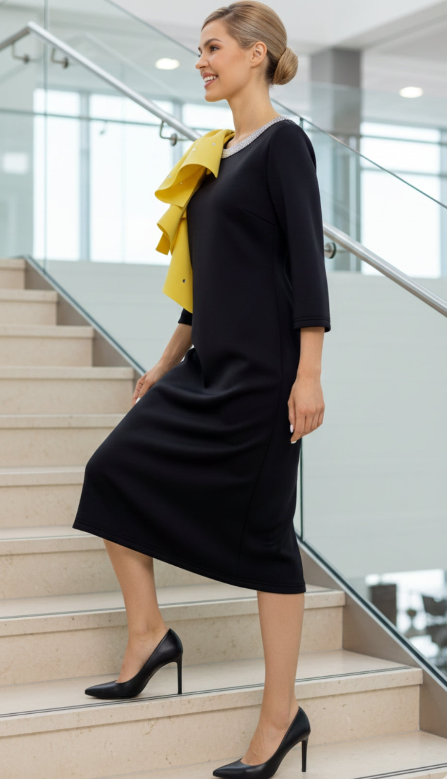 Nina Nischelle 3666-BLK Church Dress