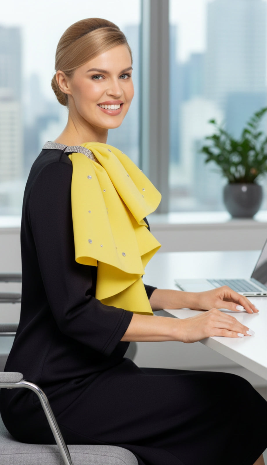 Nina Nischelle 3666-BLK Church Dress