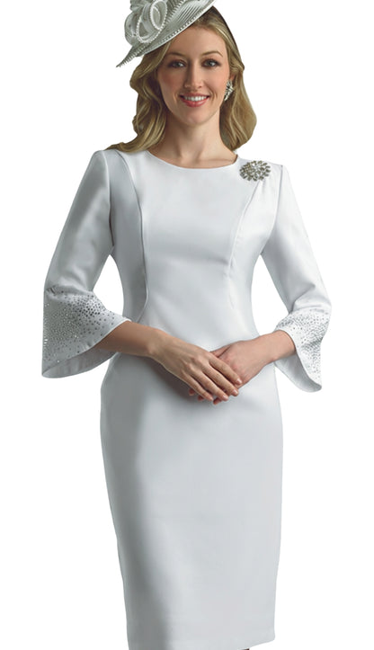 Lily And Taylor 4092-WHT Church Dress