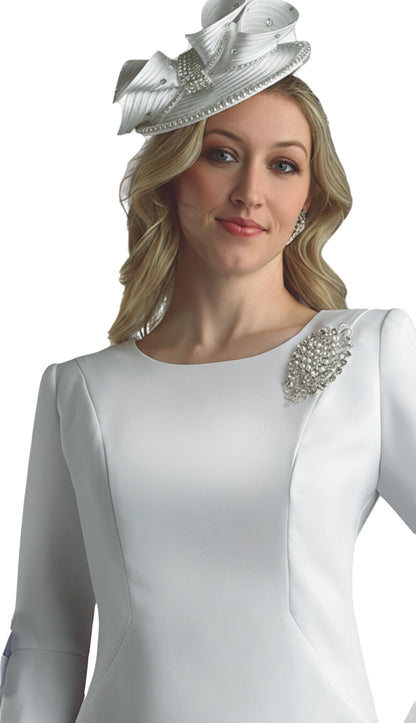 Lily And Taylor 4154-IVO Church Dress