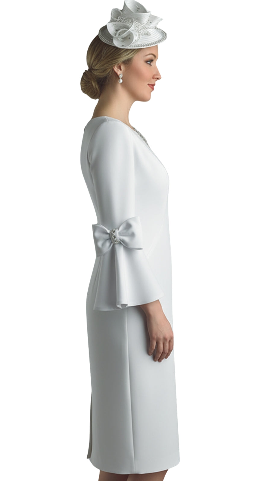 Lily And Taylor 4154-IVO Church Dress
