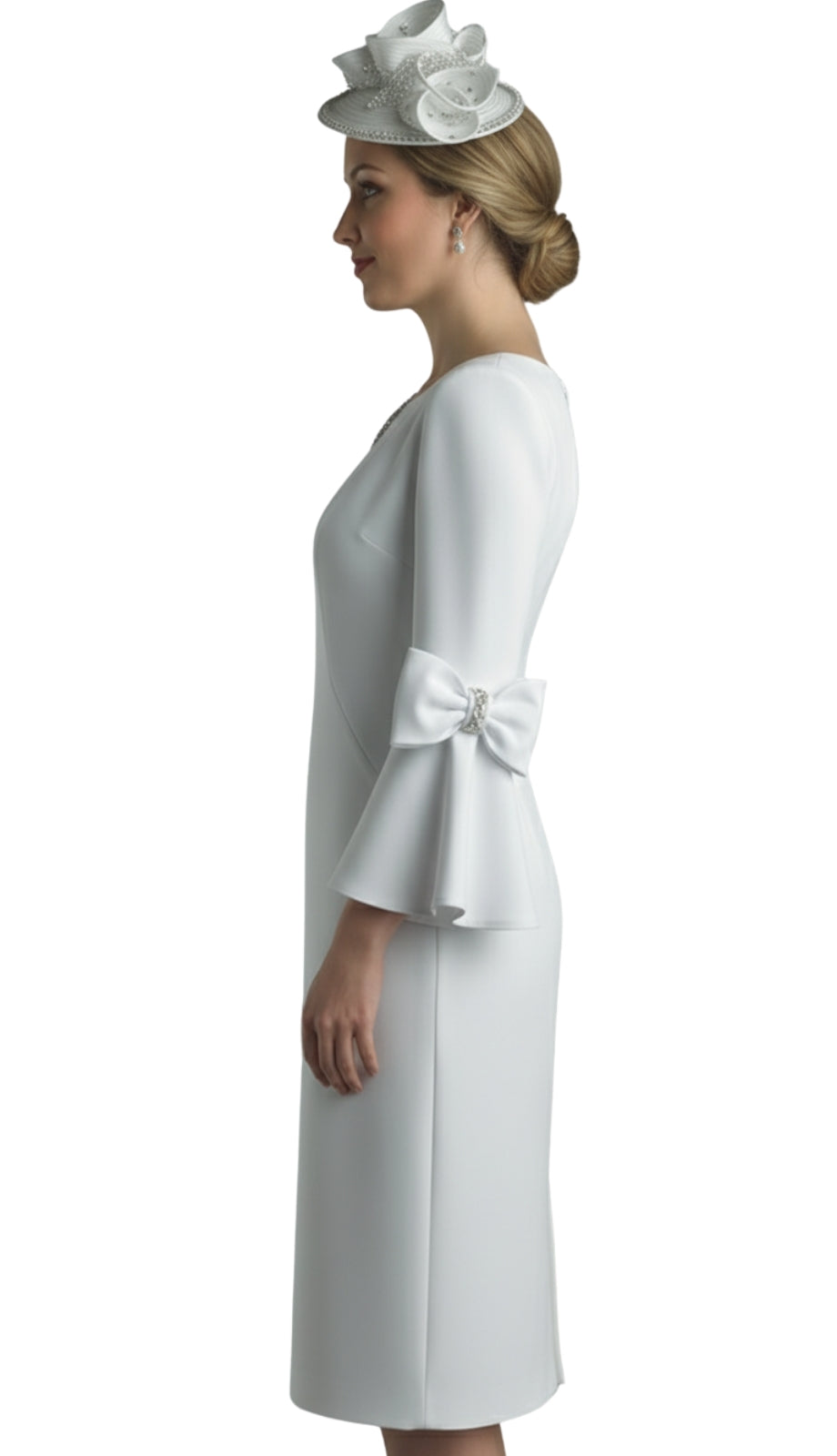 Lily And Taylor 4154-IVO Church Dress