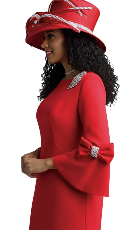 Lily And Taylor 4154-H Church Dress-Hat