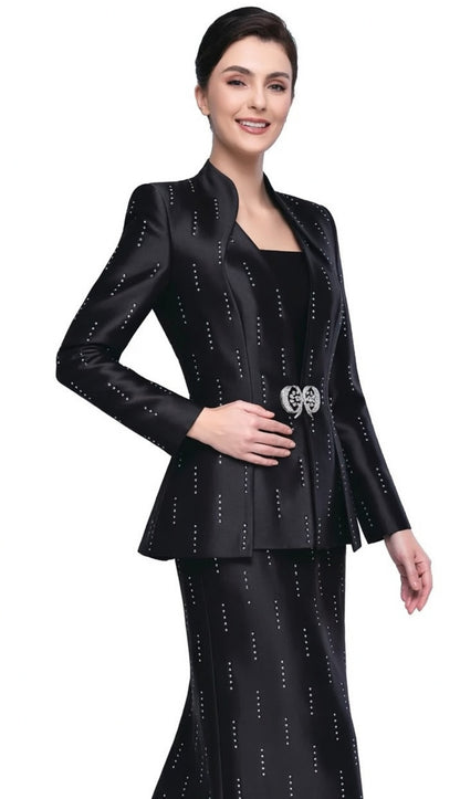 Serafina 4330-BLK-CO Church Suit