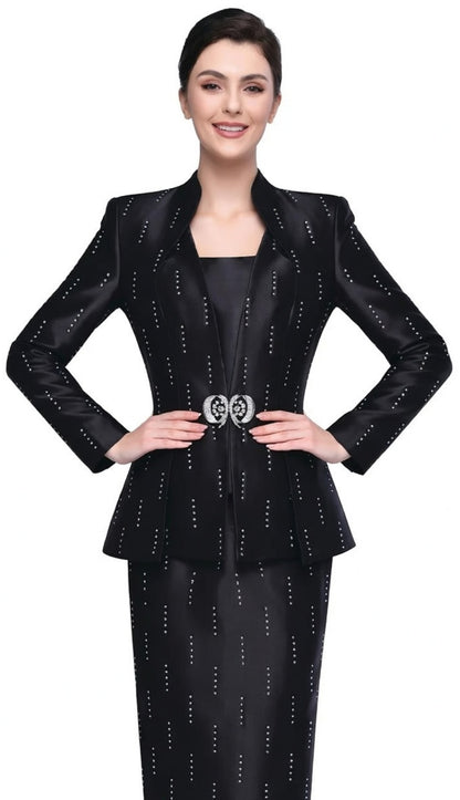 Serafina 4330-BLK-CO Church Suit