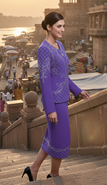 Serafina 4373 Church Suit