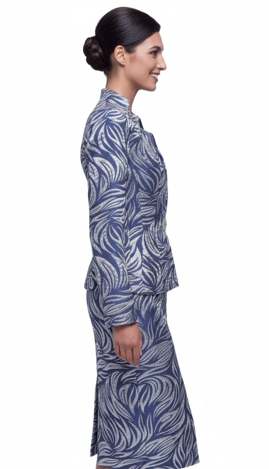 Serafina 4385-NVY Church Suit