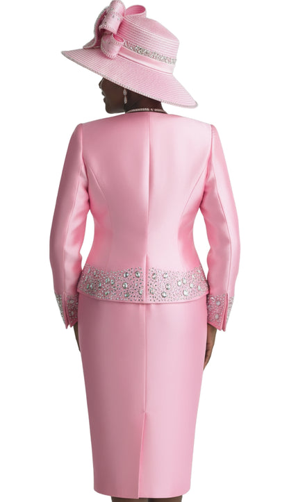 Lily And Taylor 4498-PNK Church Suit
