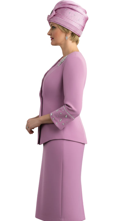 Lily And Taylor 4638-ROSE Church Suit