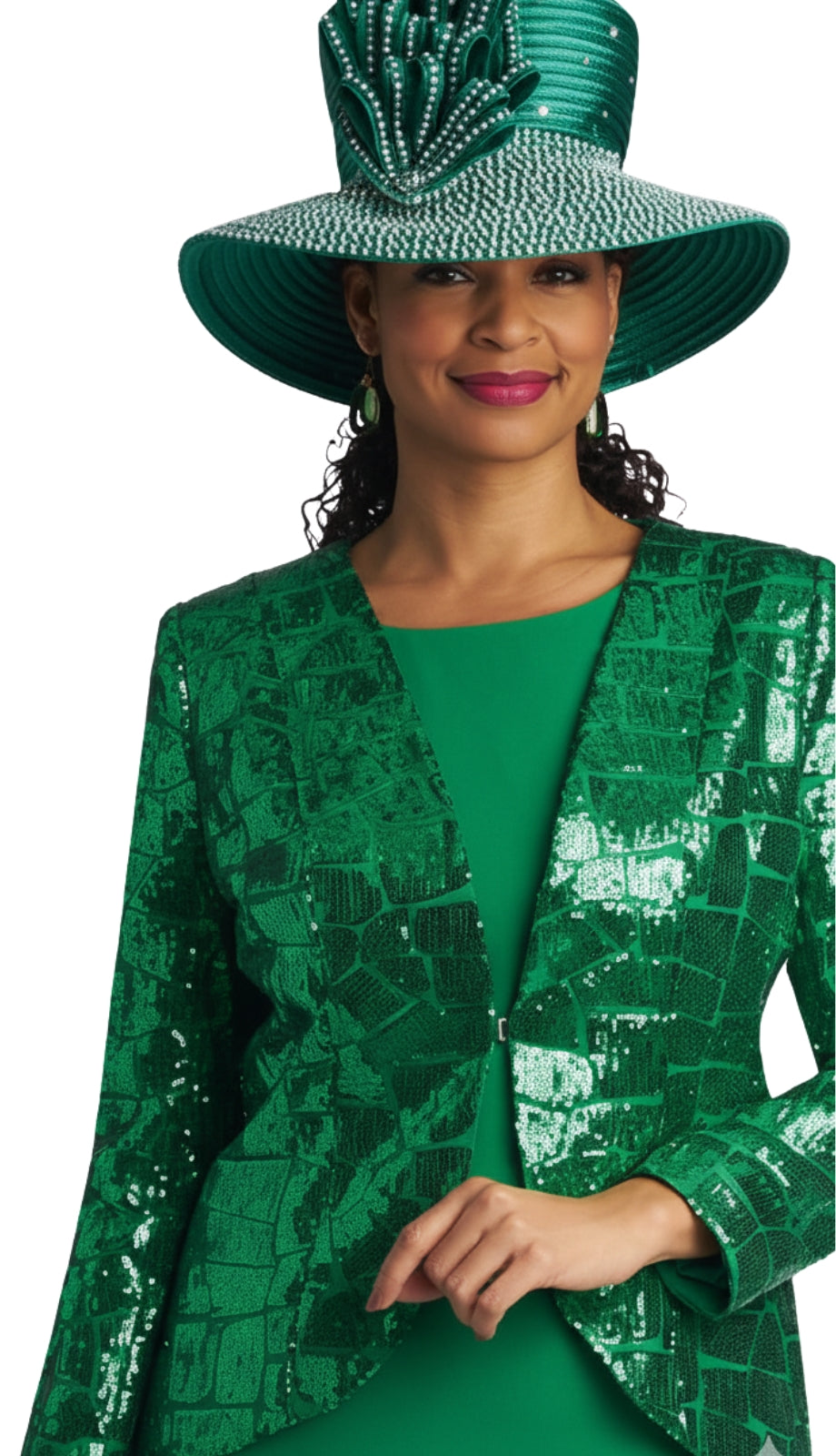 Lily And Taylor 4726-EMR Church Dress