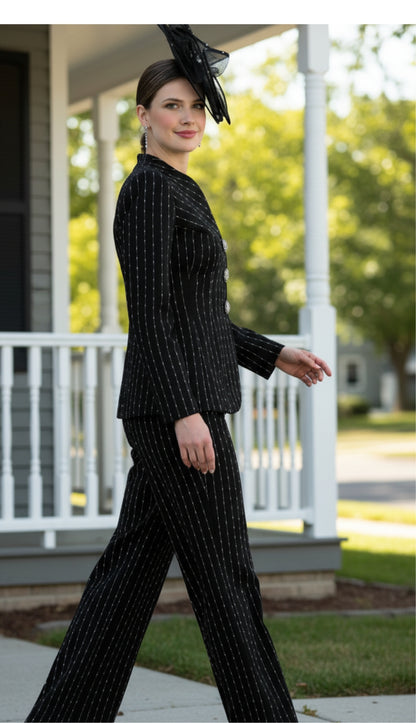 Lily And Taylor 4754-IH Ladies Pant Suit