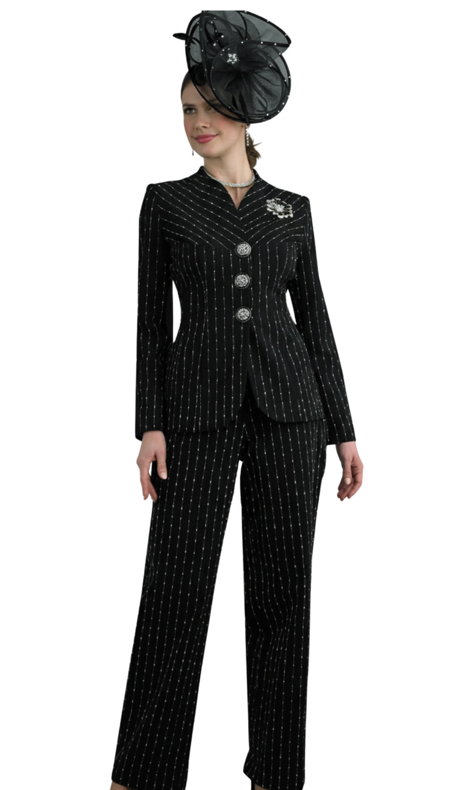 Lily And Taylor 4754-IH Ladies Pant Suit