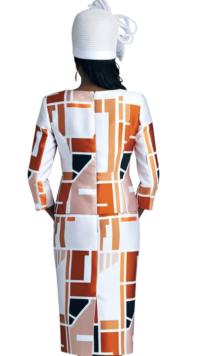 Lily And Taylor 4812-RUST-IH Church Suit