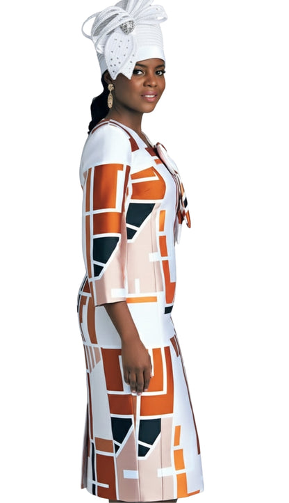 Lily And Taylor 4812-RUST-IH Church Suit