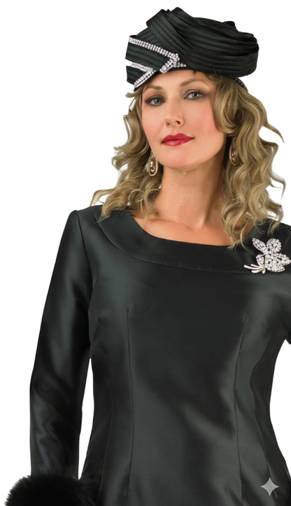 Lily And Taylor 4825-BLK Church Dress Church Dress