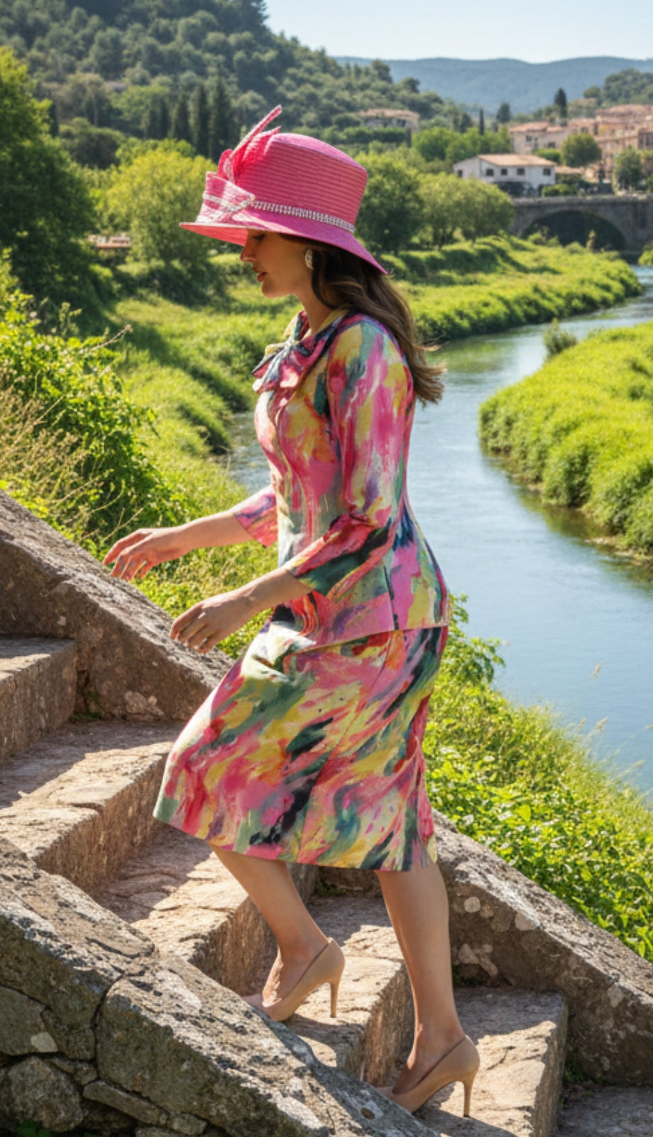 Lily And Taylor 4833-FU-IH Church Suit