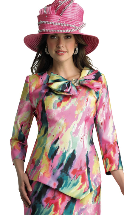 Lily And Taylor 4833-FU-IH Church Suit