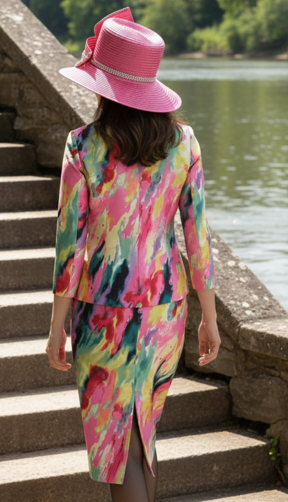 Lily And Taylor 4833-FU-QS Church Suit