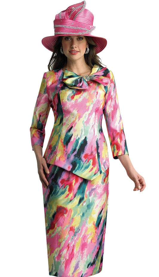 Lily And Taylor 4833-FU-QS Church Suit